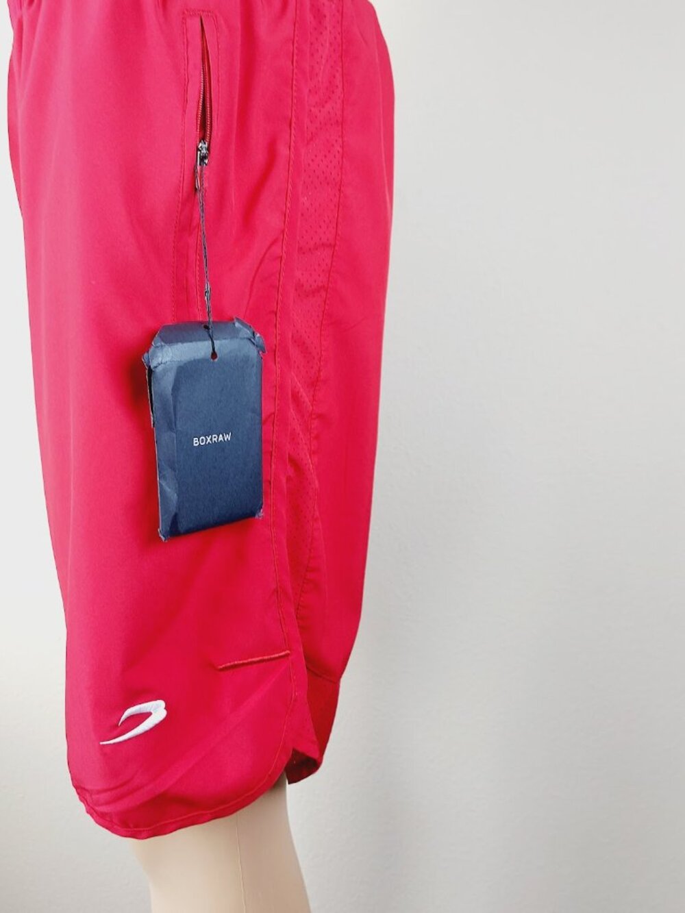 Boxraw Men's Red Valdes Drawstring Breathe Athletic Boxing Shorts Size XXL - Picture 8 of 13